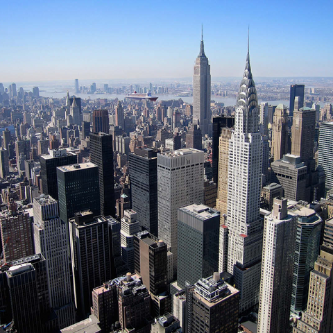 View over Manhattan, New York City, New York, USA 100 Jigsaw Puzzle 3D Modell