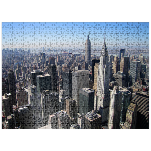 puzzleplate View over Manhattan, New York City, New York, USA 500 Jigsaw Puzzle