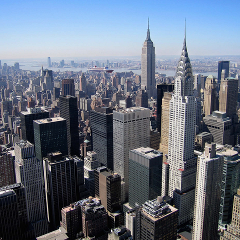 View over Manhattan, New York City, New York, USA 500 Jigsaw Puzzle 3D Modell