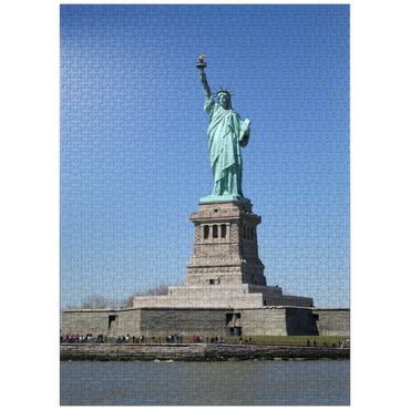 puzzleplate Statue of Liberty, Liberty Island, New York City, New York, USA 1000 Jigsaw Puzzle