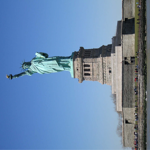 Statue of Liberty, Liberty Island, New York City, New York, USA 100 Jigsaw Puzzle 3D Modell