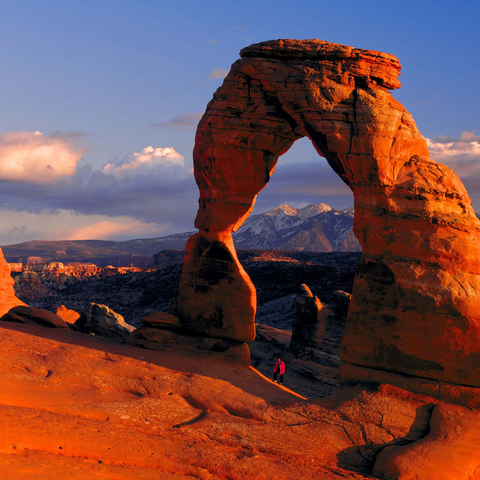 Delicate Arch, Arches National Park, Utah, USA 1000 Jigsaw Puzzle 3D Modell