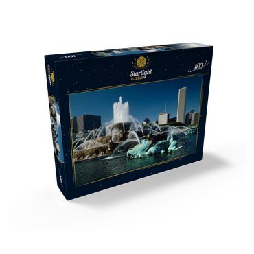 Buckingham Fountain in Grant Park, Chicago, Illinois, USA 100 Jigsaw Puzzle box view1