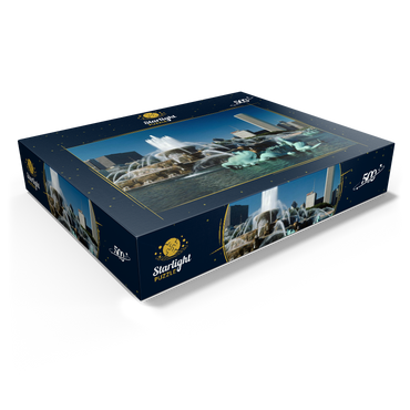 Buckingham Fountain in Grant Park, Chicago, Illinois, USA 500 Jigsaw Puzzle box view1