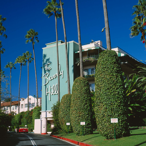 Beverly Hills Hotel in Los Angeles, California, USA 1000 Jigsaw Puzzle 3D Modell