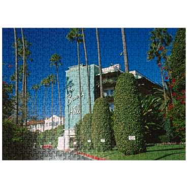 puzzleplate Beverly Hills Hotel in Los Angeles, California, USA 500 Jigsaw Puzzle