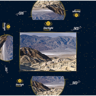 Zabriskie Point, Death Valley, California, USA 500 Jigsaw Puzzle box 3D Modell