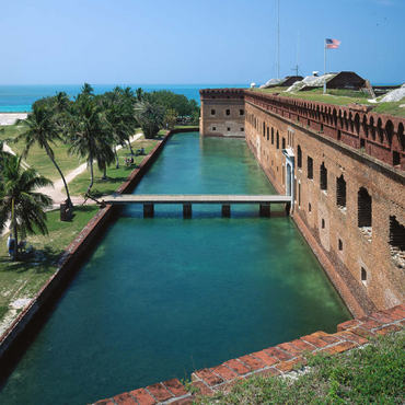 Fort Jefferson in Dry Tortugas National Park, Key West, Florida Keys, Florida, USA 100 Jigsaw Puzzle 3D Modell