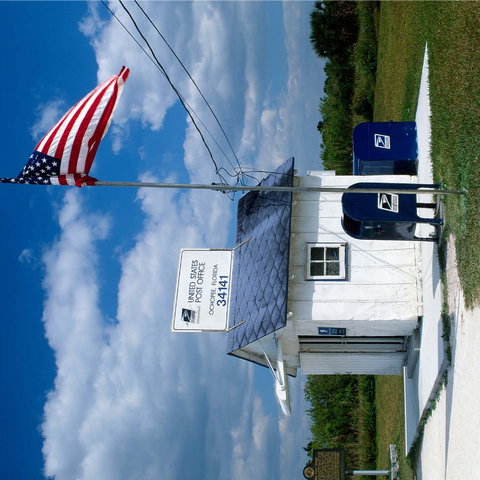 Smallest post office, Ochopee, Everglades National Park, Florida, USA 1000 Jigsaw Puzzle 3D Modell