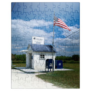 puzzleplate Smallest post office, Ochopee, Everglades National Park, Florida, USA 100 Jigsaw Puzzle