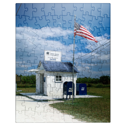 puzzleplate Smallest post office, Ochopee, Everglades National Park, Florida, USA 100 Jigsaw Puzzle