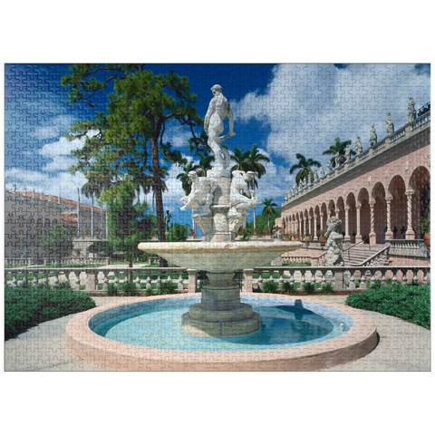 puzzleplate Inner courtyard of the Ringling Museum of Art in Sarasota, Florida, USA 1000 Jigsaw Puzzle