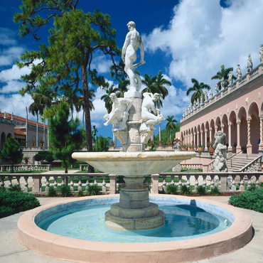 Inner courtyard of the Ringling Museum of Art in Sarasota, Florida, USA 100 Jigsaw Puzzle 3D Modell