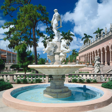 Inner courtyard of the Ringling Museum of Art in Sarasota, Florida, USA 500 Jigsaw Puzzle 3D Modell