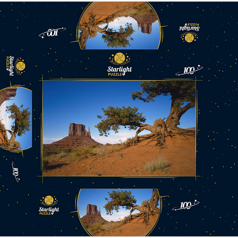 Monument Valley, Navajo Tribal Park, Arizona, USA 100 Jigsaw Puzzle box 3D Modell