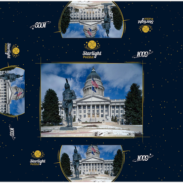 Capitol Dome, Salt Lake City, Utah, USA 1000 Jigsaw Puzzle box 3D Modell