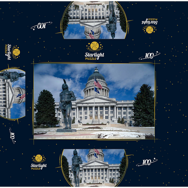 Capitol Dome, Salt Lake City, Utah, USA 100 Jigsaw Puzzle box 3D Modell