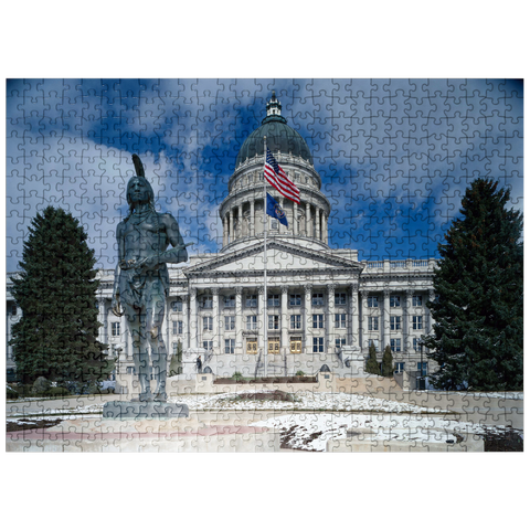 puzzleplate Capitol Dome, Salt Lake City, Utah, USA 500 Jigsaw Puzzle