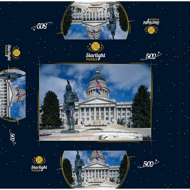 Capitol Dome, Salt Lake City, Utah, USA 500 Jigsaw Puzzle box 3D Modell