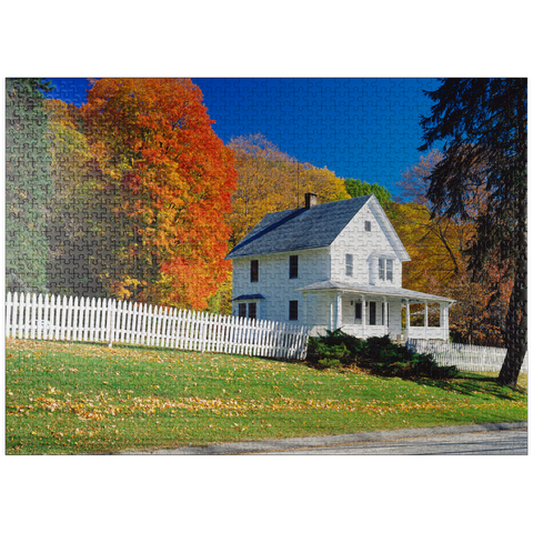 puzzleplate Country house in Warren, Connecticut, USA 1000 Jigsaw Puzzle