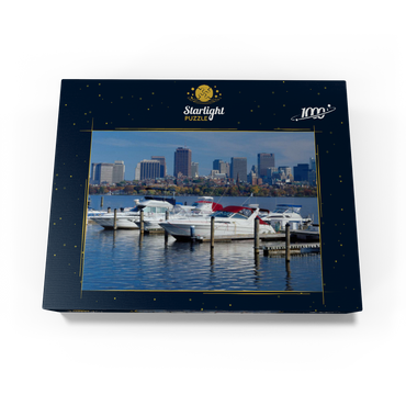 Charles River Basin against Skyline, Boston, Massachusetts, USA 1000 Jigsaw Puzzle box view1