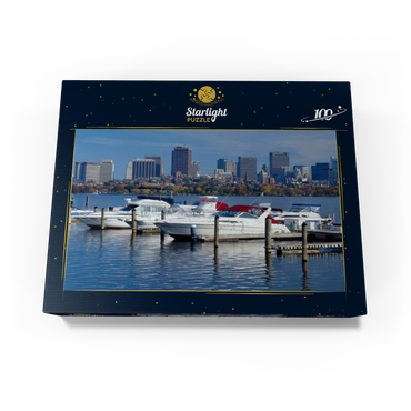 Charles River Basin against Skyline, Boston, Massachusetts, USA 100 Jigsaw Puzzle box view1