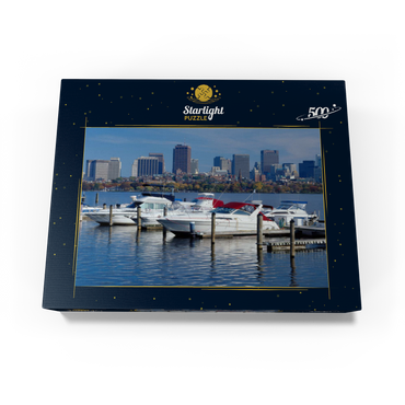 Charles River Basin against Skyline, Boston, Massachusetts, USA 500 Jigsaw Puzzle box view1
