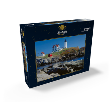 Nubble Lighthouse at Cape Neddick, York Beach, Maine, USA 1000 Jigsaw Puzzle box view1