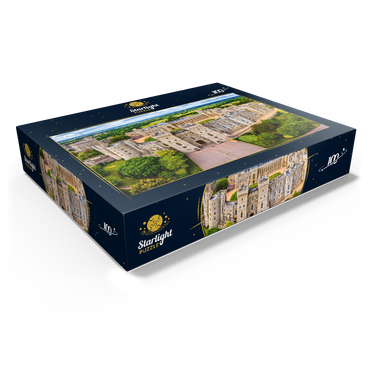 Aerial view of Windsor Castle, royal residence in Windsor in the English county of Berkshire 100 Jigsaw Puzzle box view1