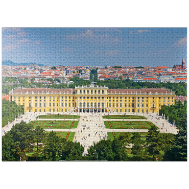 puzzleplate Schönbrunn Palace - Vienna - Austria 1000 Jigsaw Puzzle