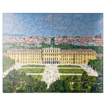 puzzleplate Schönbrunn Palace - Vienna - Austria 100 Jigsaw Puzzle
