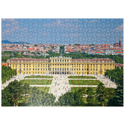 puzzleplate Schönbrunn Palace - Vienna - Austria 500 Jigsaw Puzzle