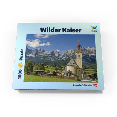 Wilder Kaiser - Mountain village in Tirol - Austria 1000 Jigsaw Puzzle box view1