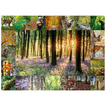 puzzleplate Forest Bathing - Collage 500 Jigsaw Puzzle