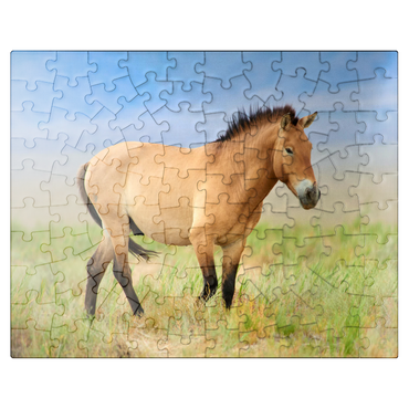 puzzleplate Endangered Species - Przewalski's Horse 100 Jigsaw Puzzle