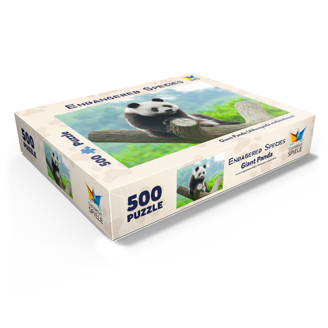 Endangered Species - Giant Panda 500 Jigsaw Puzzle box view1