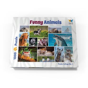 Funny Animals - Collage 1000 Jigsaw Puzzle box view1