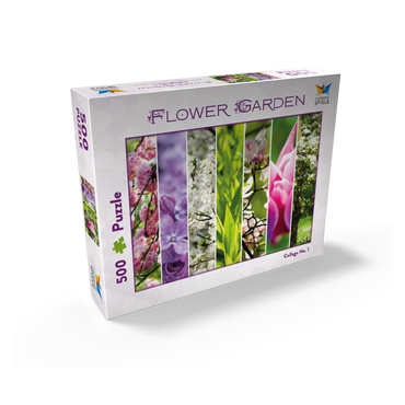 Flower Garden - Spring Collage 500 Jigsaw Puzzle box view1