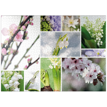 puzzleplate Flower Garden - Spring Collage 1000 Jigsaw Puzzle