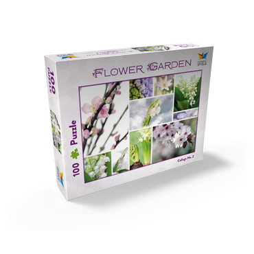 Flower Garden - Spring Collage 100 Jigsaw Puzzle box view1