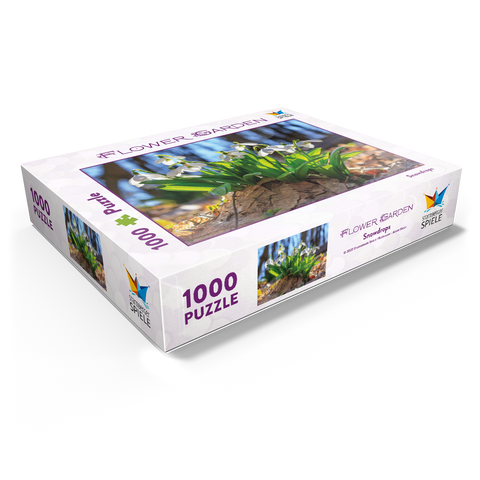 Flower Garden - Snowdrops 1000 Jigsaw Puzzle box view1