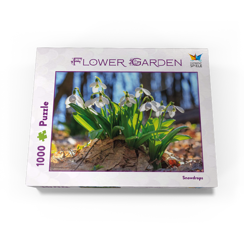 Flower Garden - Snowdrops 1000 Jigsaw Puzzle box view1