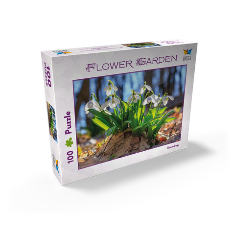 Flower Garden - Snowdrops 100 Jigsaw Puzzle box view1
