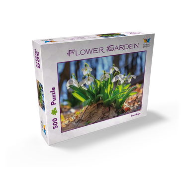 Flower Garden - Snowdrops 500 Jigsaw Puzzle box view1