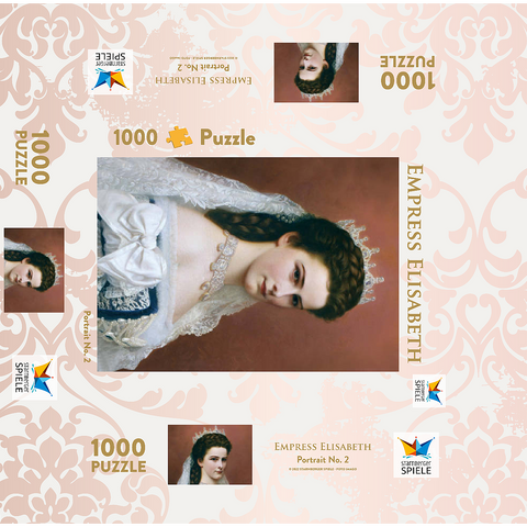 Empress Elisabeth -Sisi - Portrait 1000 Jigsaw Puzzle box 3D Modell