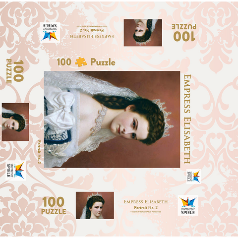 Empress Elisabeth -Sisi - Portrait 100 Jigsaw Puzzle box 3D Modell
