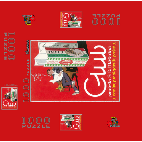Pollione for Club Modiano 1000 Jigsaw Puzzle box 3D Modell