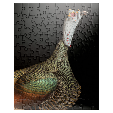 puzzleplate Ocellated Turkey 100 Jigsaw Puzzle