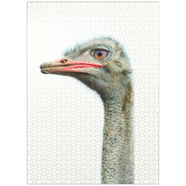 puzzleplate Ostrich Head 1000 Jigsaw Puzzle