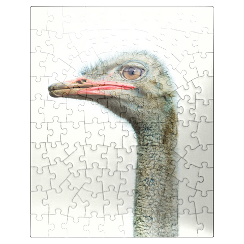 puzzleplate Ostrich Head 100 Jigsaw Puzzle